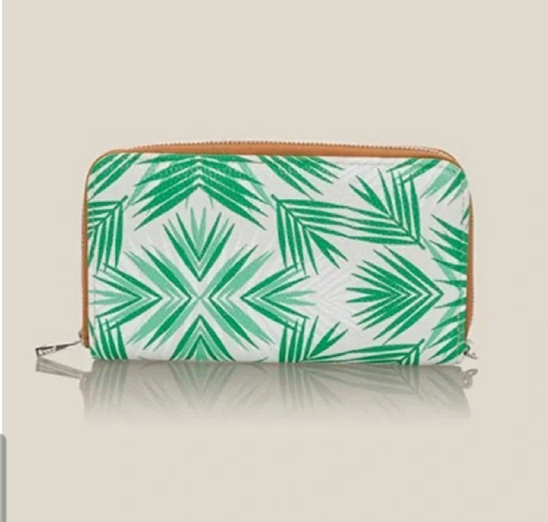 Thirty-One All About the Benjamins DECO PALM PEBBLE