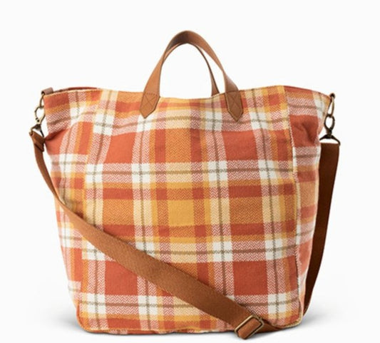 Thirty-One Casual Crossbody Tote Fall Woven Tote