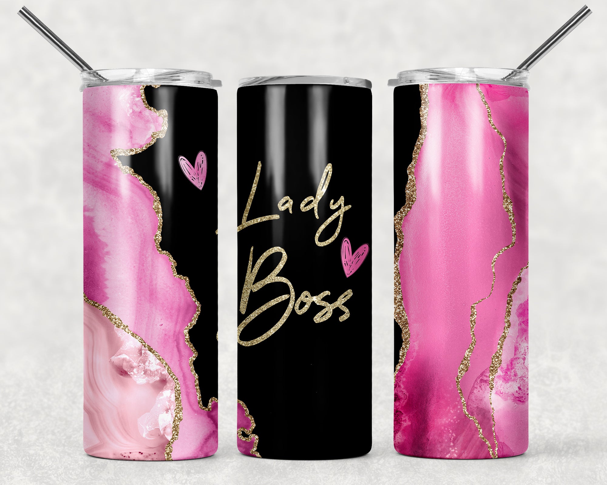 Unique Girl Boss Tumbler