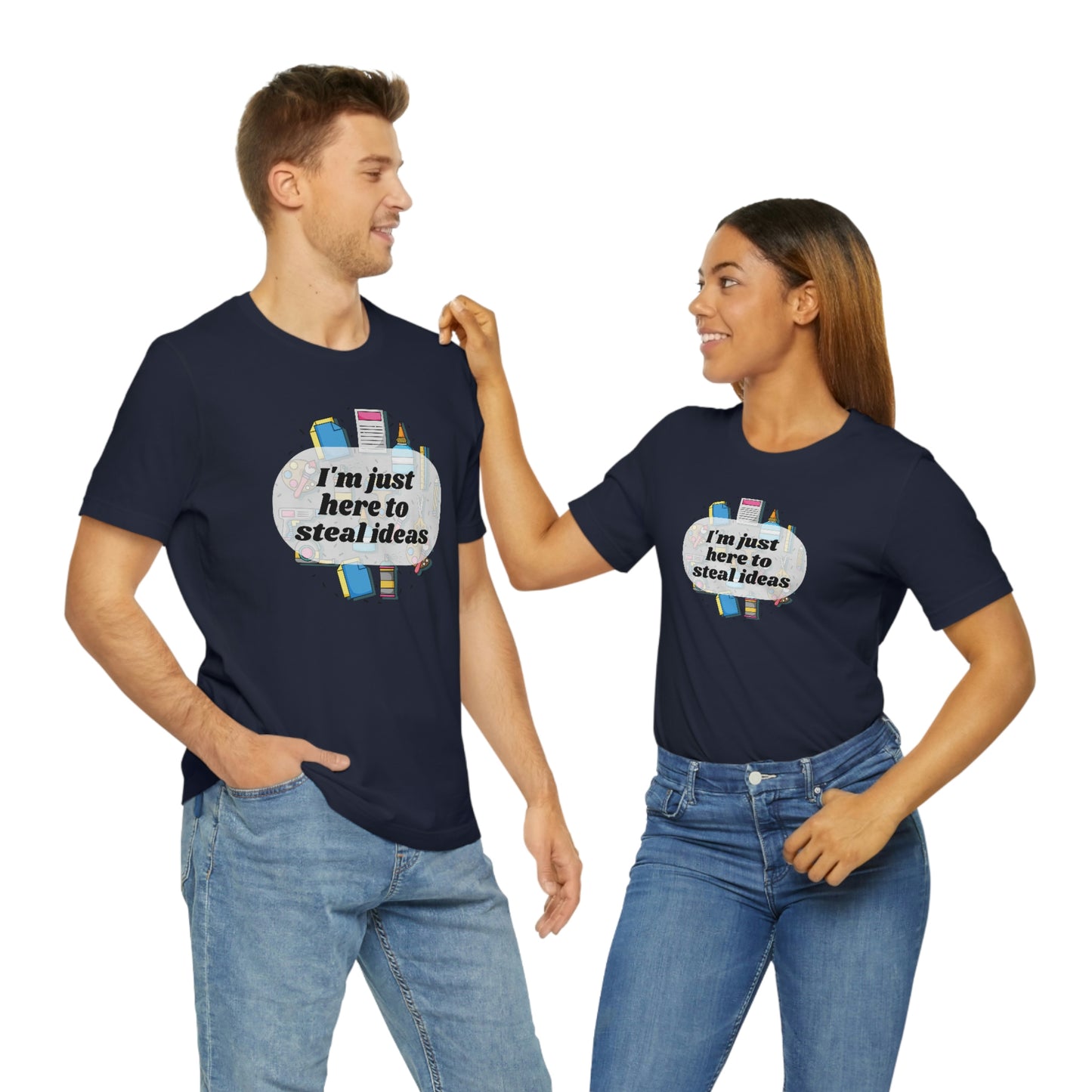 Im just here to steal ideas, funny craft fair shirt, shirt for crafters, multiple colors available!