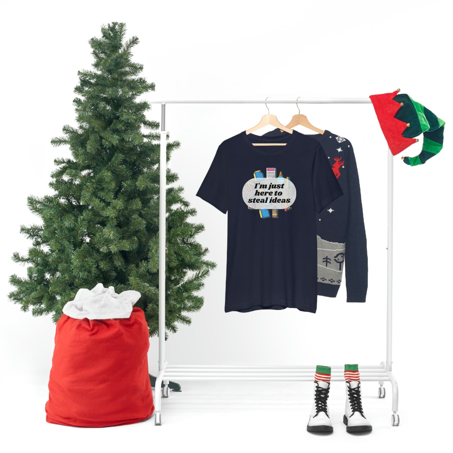 Im just here to steal ideas, funny craft fair shirt, shirt for crafters, multiple colors available!
