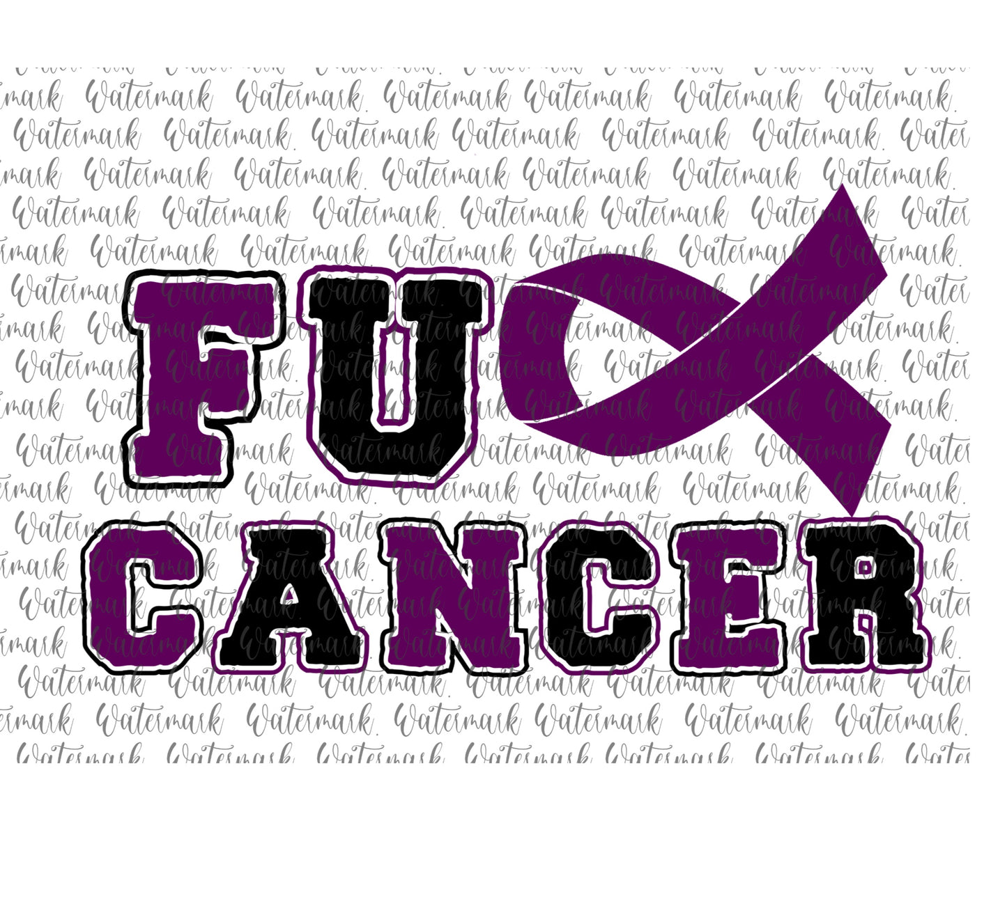 F Cancer Pancreatic Cancer Awareness PNG Digital Download