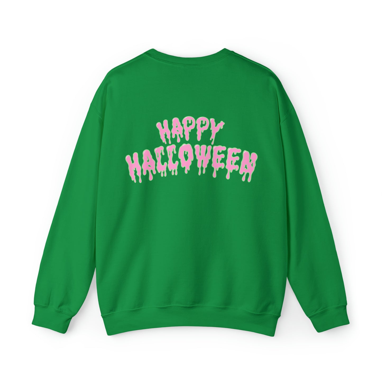 Pastel Halloween Candy Apple Sweatshirt, Front & Back Design #PastelHalloween #Halloween #CandyApple Unisex Heavy Blend™ Crewneck Sweatshirt