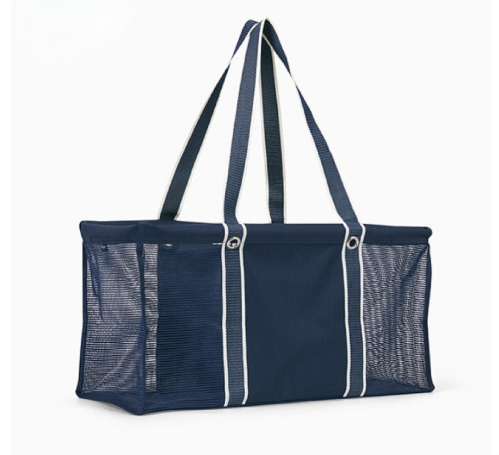 Thirty-one Large Utility Tote & Small Essential Storage deals Tote, in Navy Texture