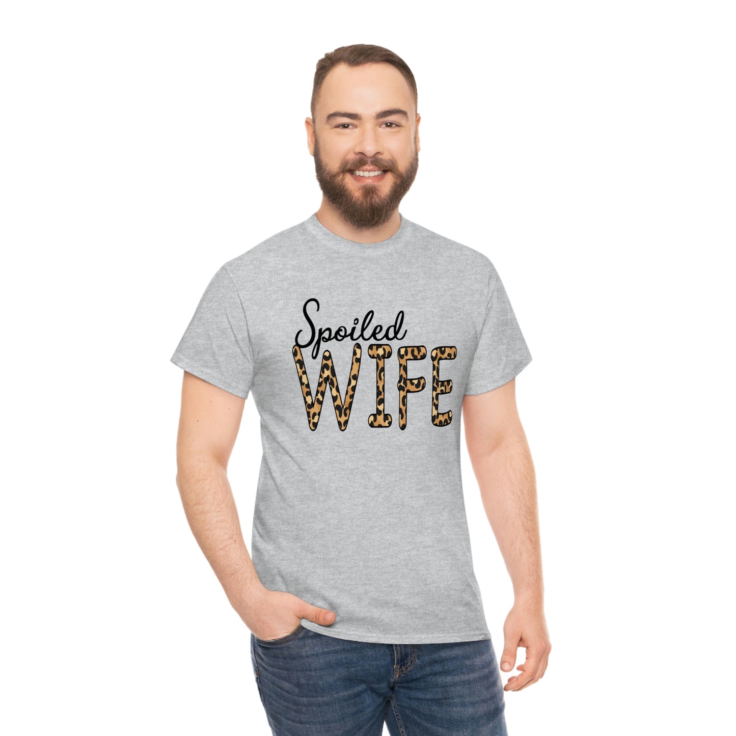 Spoiled Wife Shirt! Leopard Print Spoiled Wife TShirt