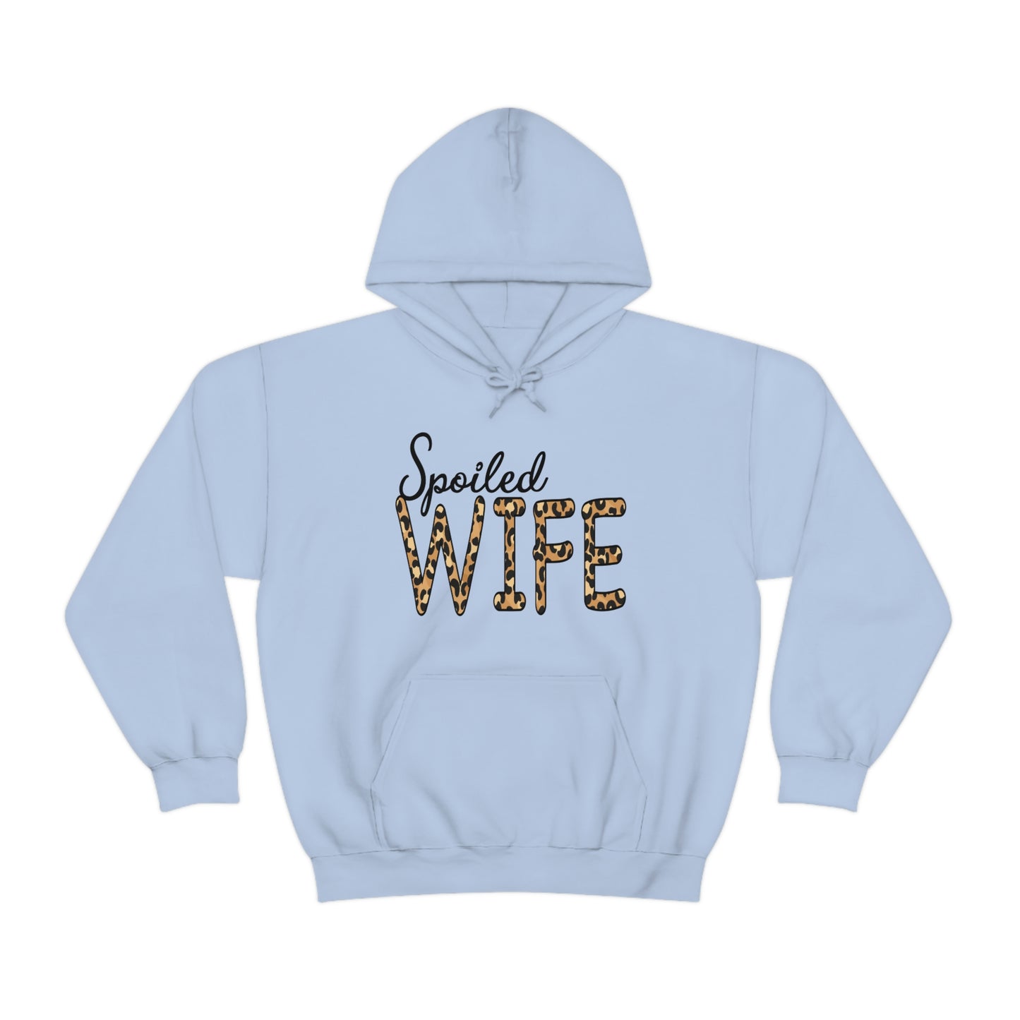 Spoiled Wife Hoodie with Leopard Print