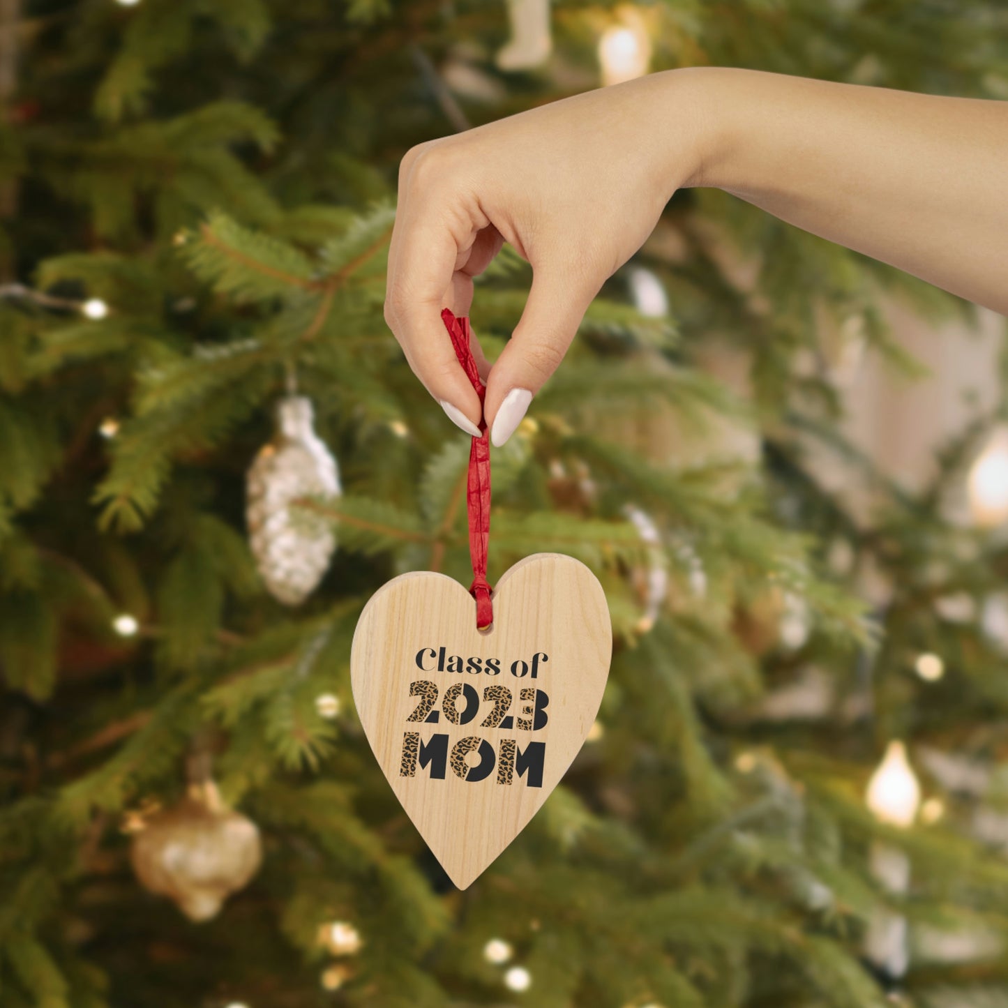 Class of 2023 Mom | Gift for Mom of Graduate Wooden Ornaments