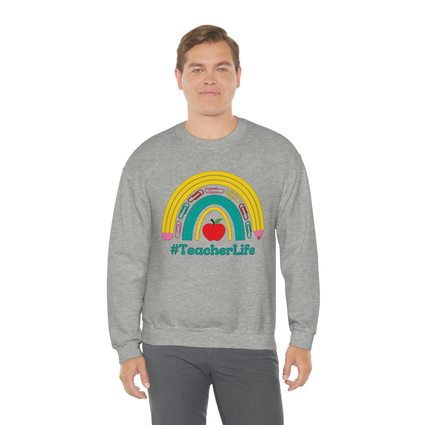 Teacher Life Sweater | Gift for teacher | Unisex Heavy Blend Crewneck Sweatshirt | #TeacherLife