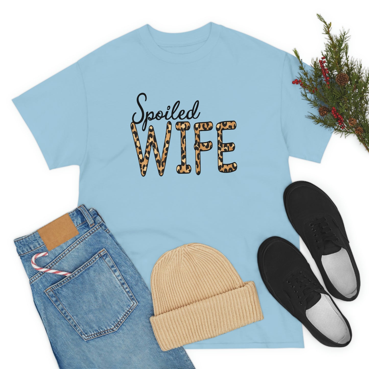 Spoiled Wife Shirt! Leopard Print Spoiled Wife TShirt