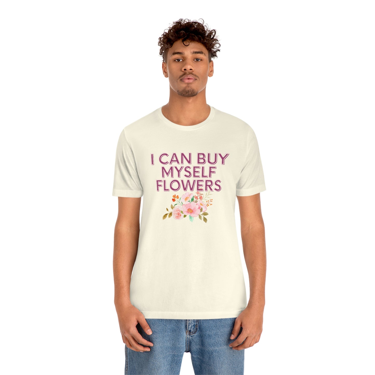 I can buy myself flowers shirt Short Sleeve Tee Miley Cyrus Flowers