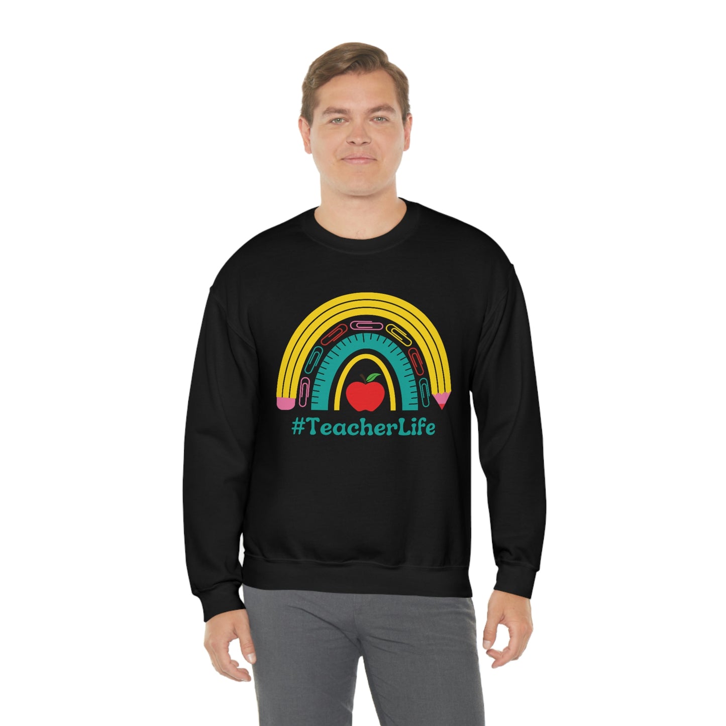 Teacher Life Sweater | Gift for teacher | Unisex Heavy Blend Crewneck Sweatshirt | #TeacherLife