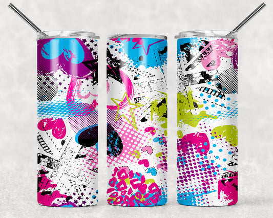 Cool Design Tumbler, 20oz Tumblr, Hot or Cold Beverage Holder