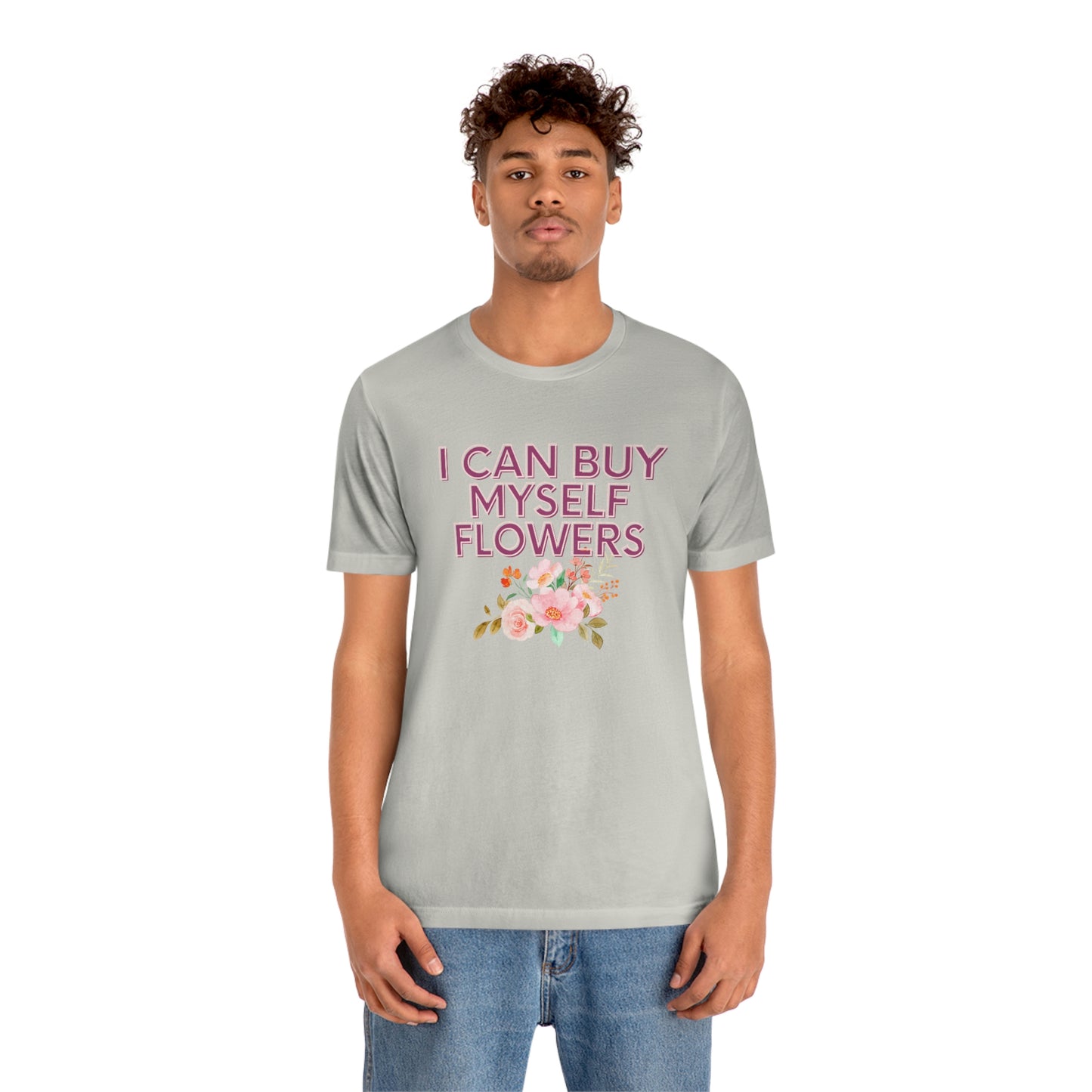 I can buy myself flowers shirt Short Sleeve Tee Miley Cyrus Flowers