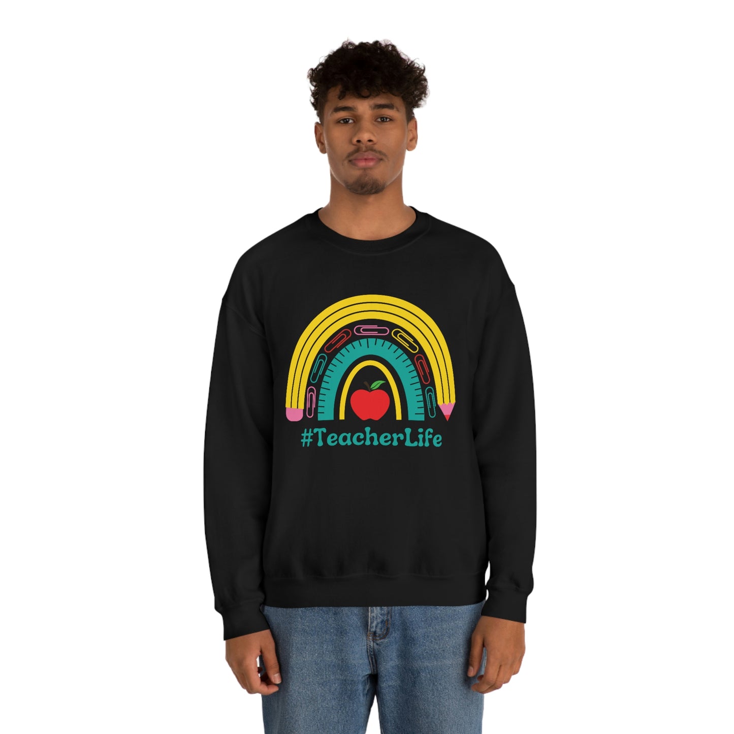 Teacher Life Sweater | Gift for teacher | Unisex Heavy Blend Crewneck Sweatshirt | #TeacherLife