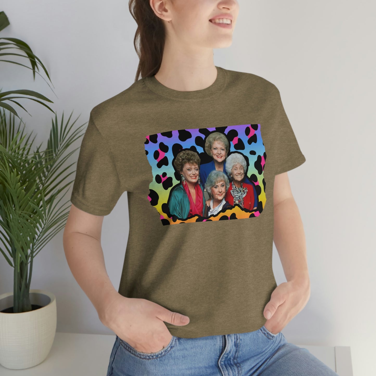 Golden Girls Shirt, 90's Style Shirt, Leopard Print TShirt