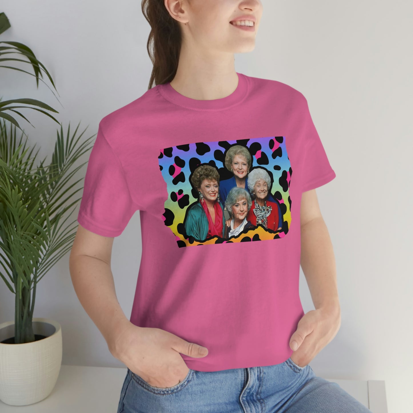 Golden Girls Shirt, 90's Style Shirt, Leopard Print TShirt