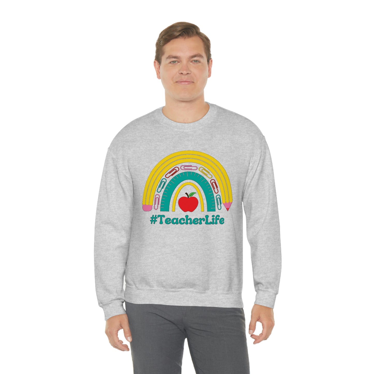 Teacher Life Sweater | Gift for teacher | Unisex Heavy Blend Crewneck Sweatshirt | #TeacherLife