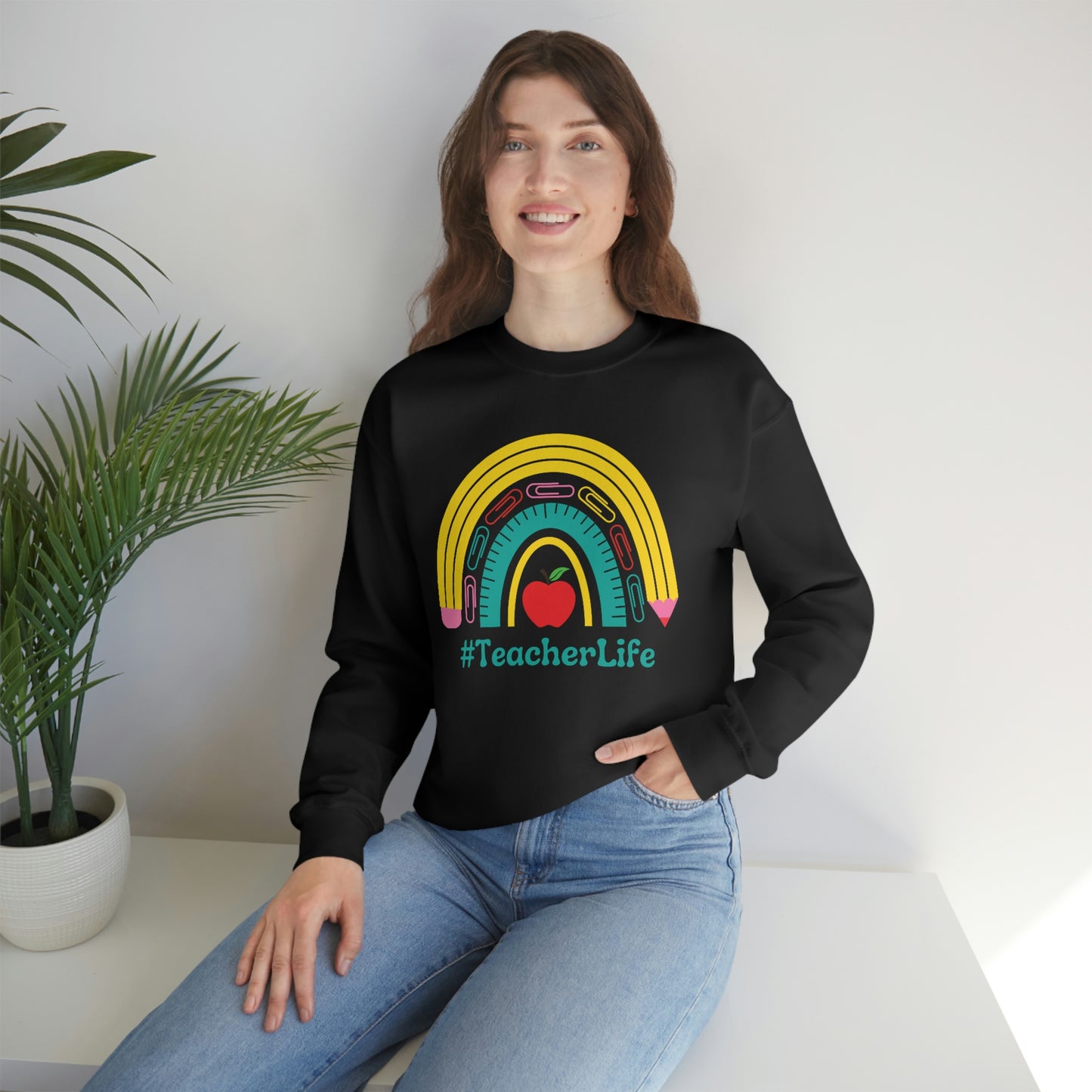 Teacher Life Sweater | Gift for teacher | Unisex Heavy Blend Crewneck Sweatshirt | #TeacherLife