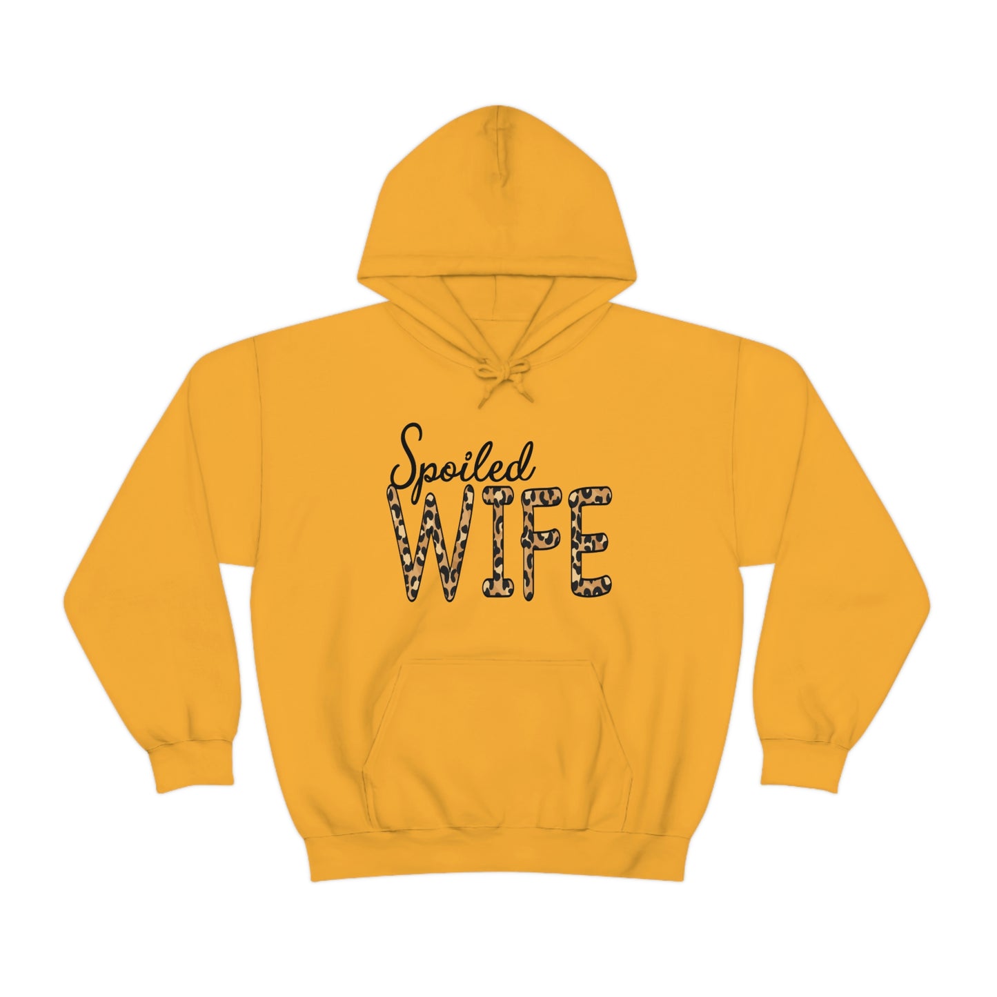 Spoiled Wife Hoodie with Leopard Print