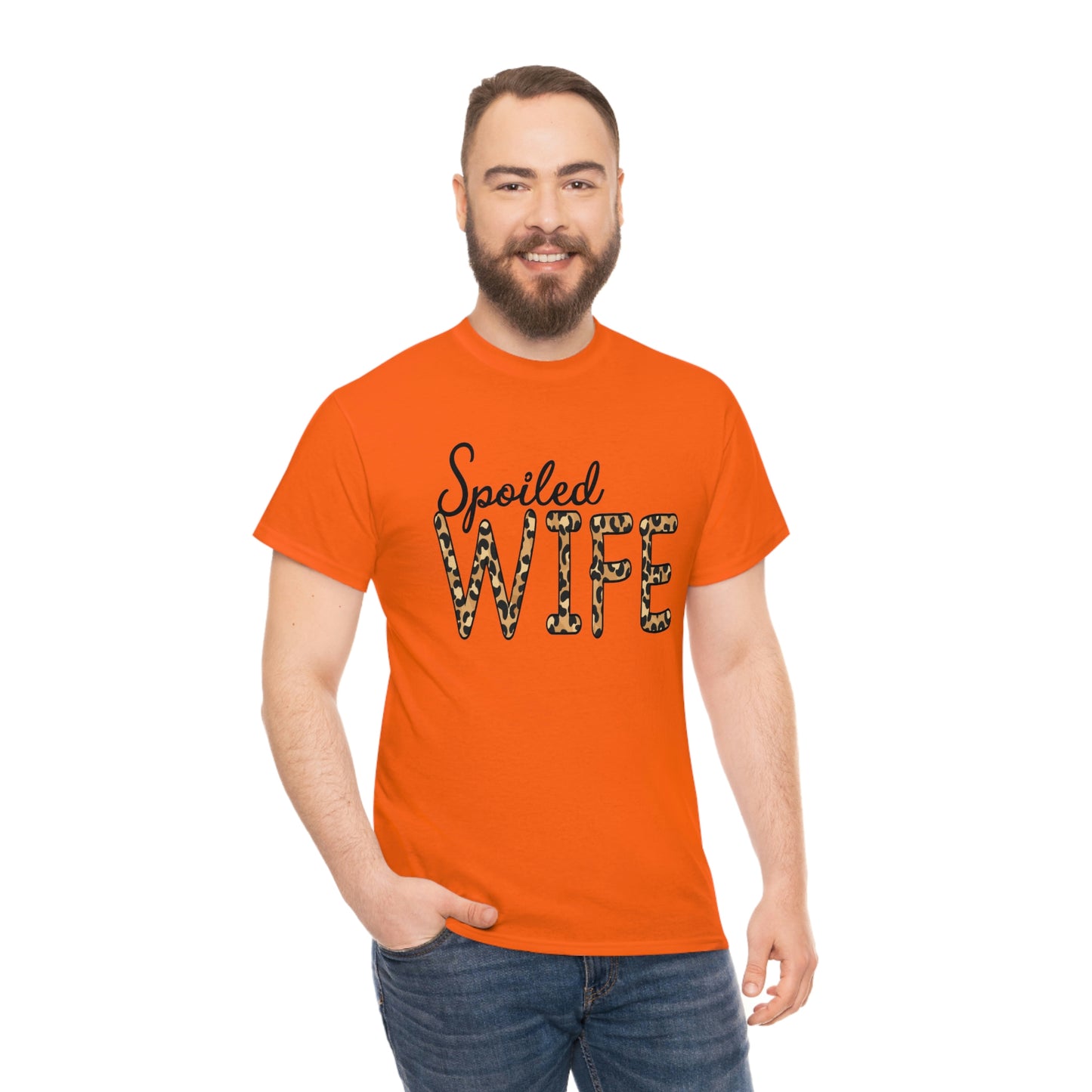 Spoiled Wife Shirt! Leopard Print Spoiled Wife TShirt