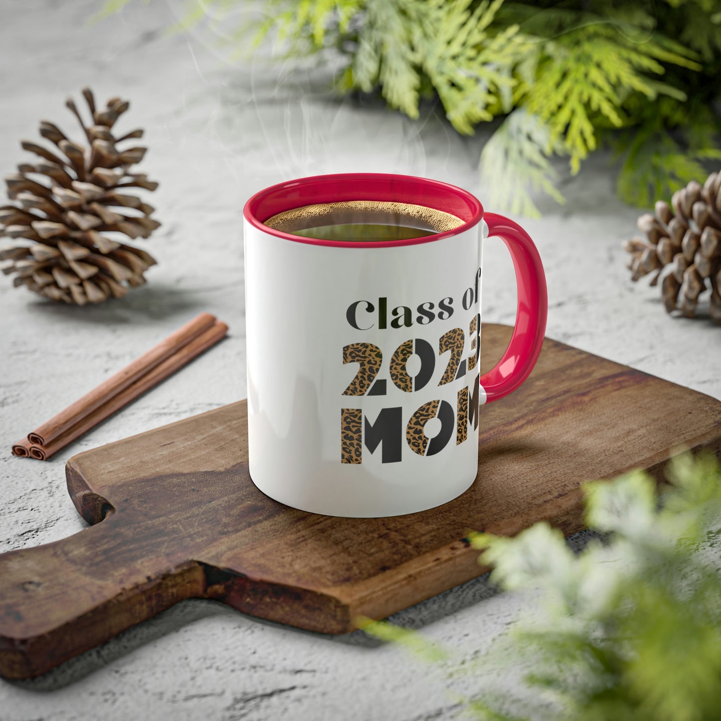 Class of 2023 Mom Colorful Mugs, 11oz | Mom of Graduate | Class of 2023