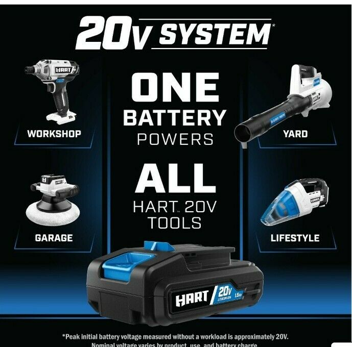 HART 4 PORT 20-Volt Lithium-Ion 4-Port Fast Charger (Batteries Not Included)