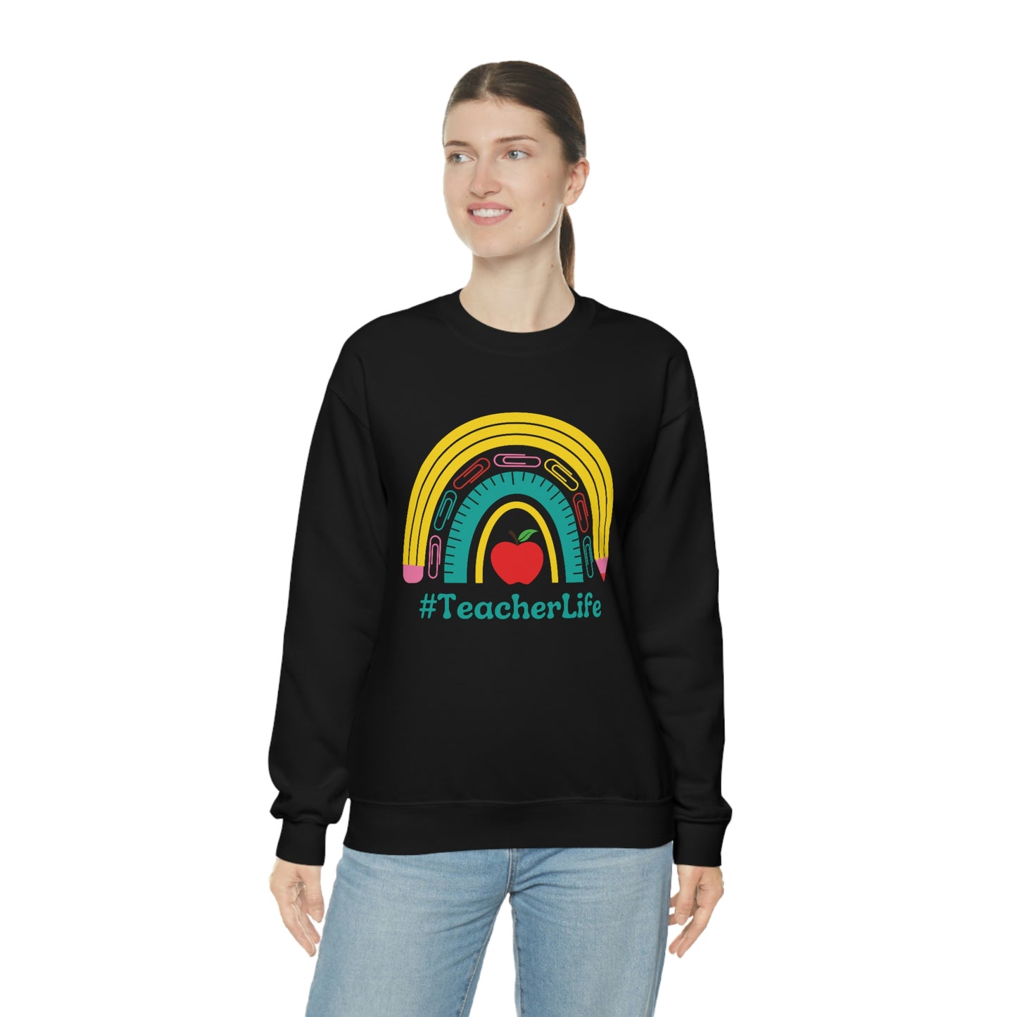 Teacher Life Sweater | Gift for teacher | Unisex Heavy Blend Crewneck Sweatshirt | #TeacherLife