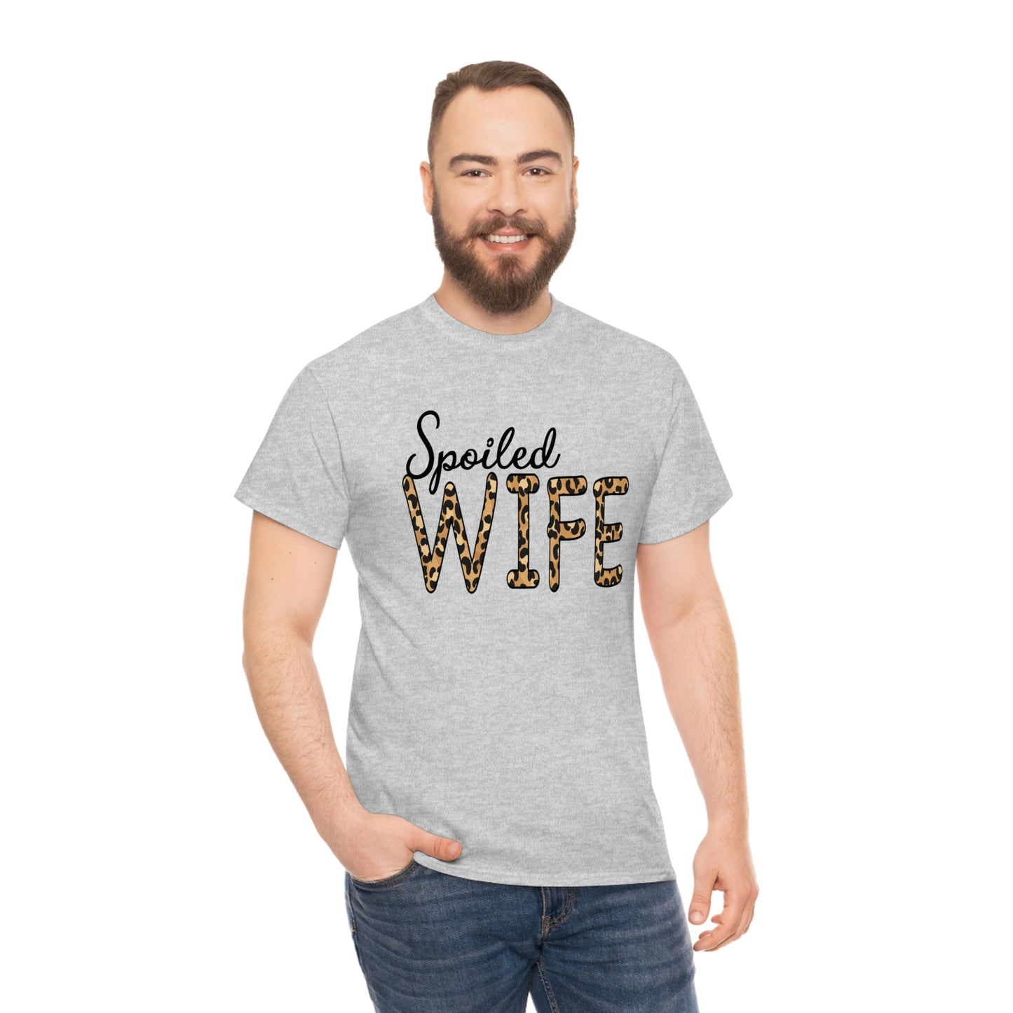 Spoiled Wife Shirt! Leopard Print Spoiled Wife TShirt