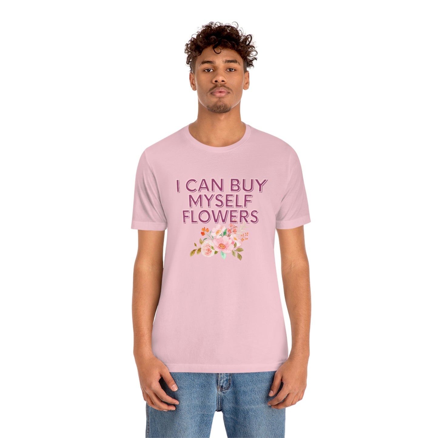 I can buy myself flowers shirt Short Sleeve Tee Miley Cyrus Flowers