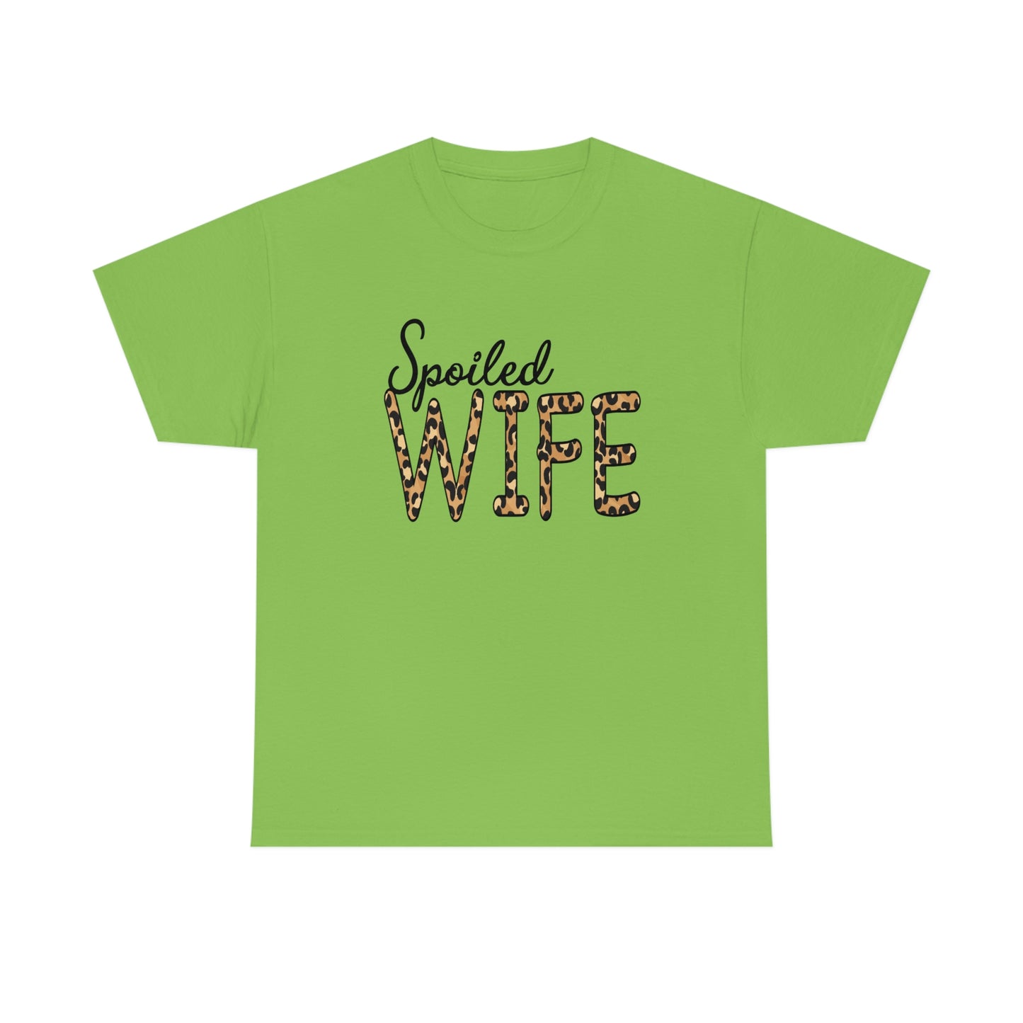 Spoiled Wife Shirt! Leopard Print Spoiled Wife TShirt