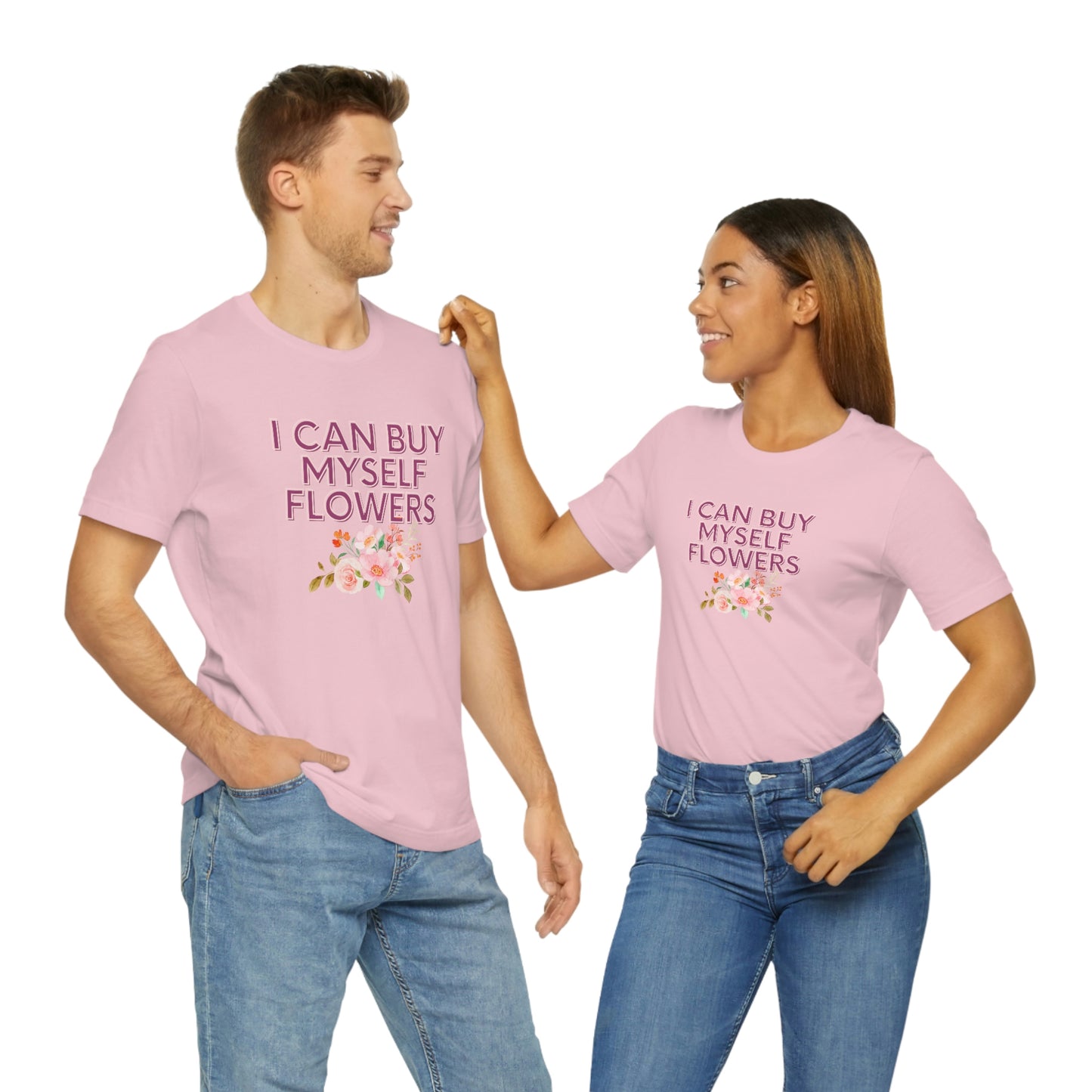 I can buy myself flowers shirt Short Sleeve Tee Miley Cyrus Flowers