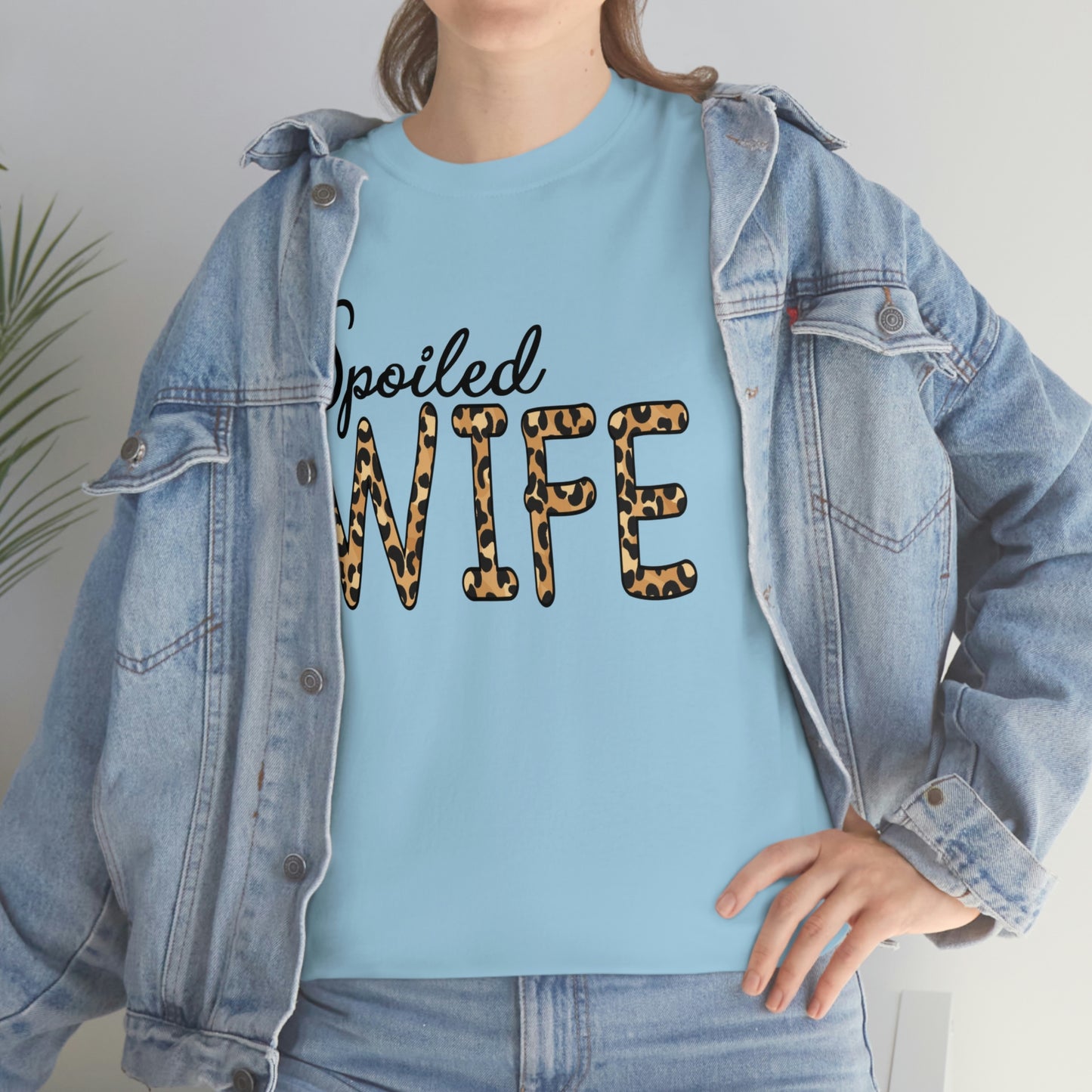 Spoiled Wife Shirt! Leopard Print Spoiled Wife TShirt