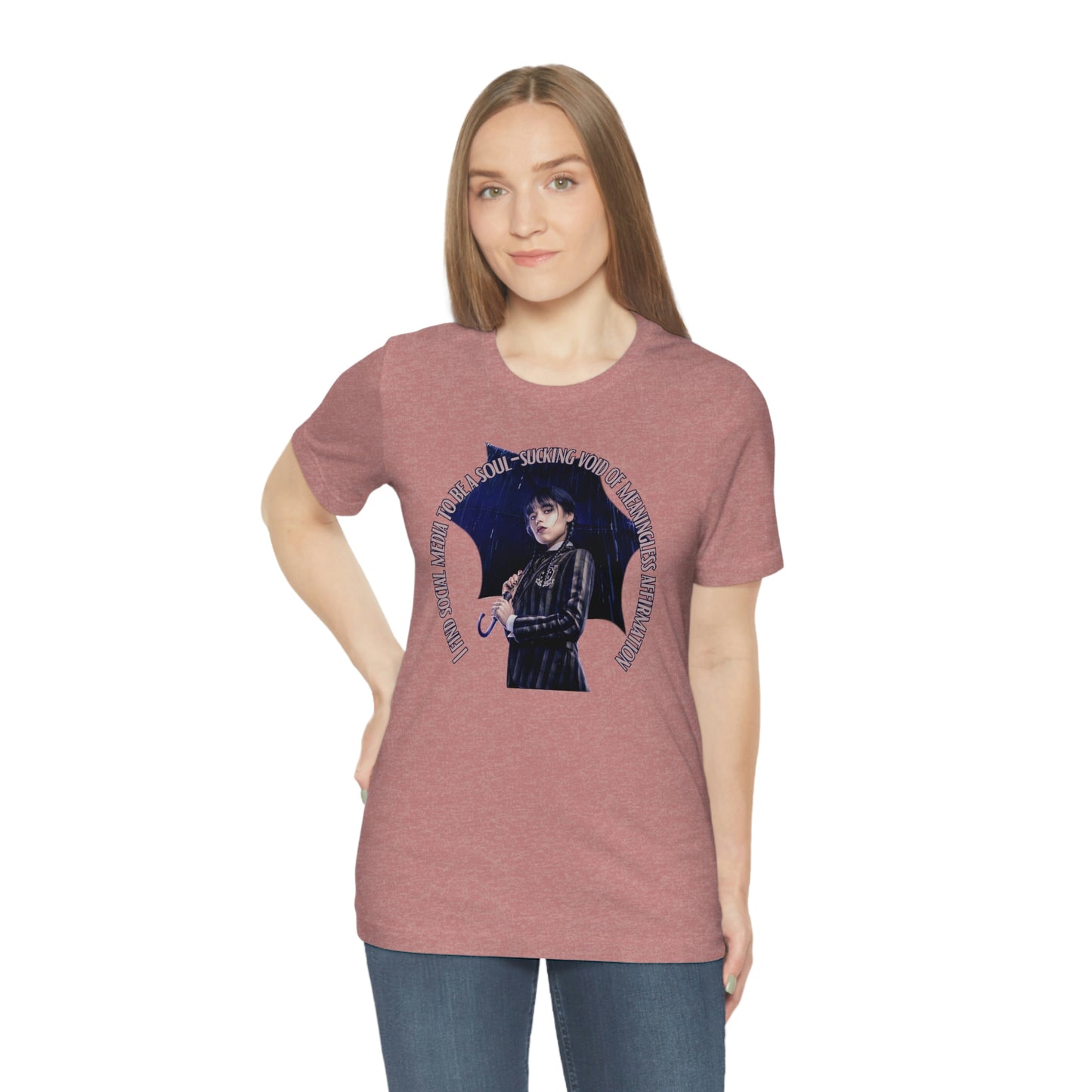 Wednesday Addams Shirt, Social Media TShirt, Wednesday Top