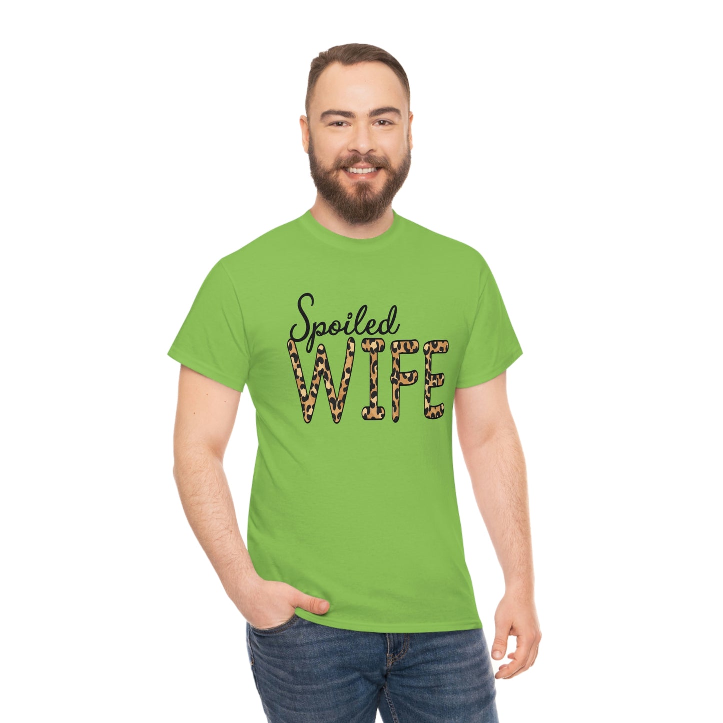 Spoiled Wife Shirt! Leopard Print Spoiled Wife TShirt