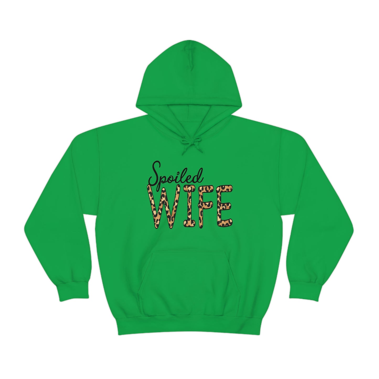 Spoiled Wife Hoodie with Leopard Print