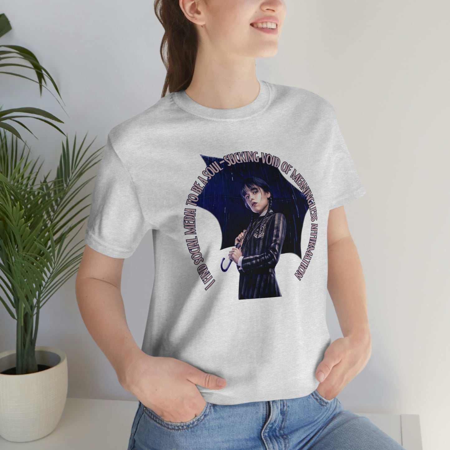 Wednesday Addams Shirt, Social Media TShirt, Wednesday Top