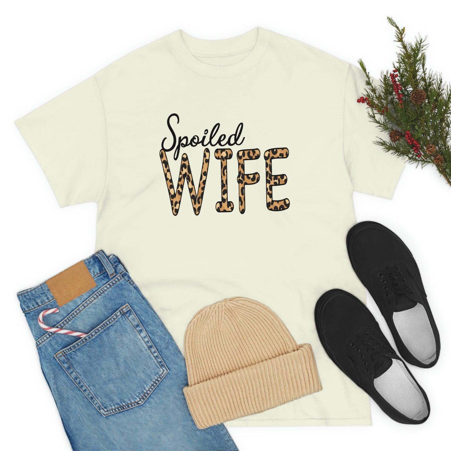 Spoiled Wife Shirt! Leopard Print Spoiled Wife TShirt