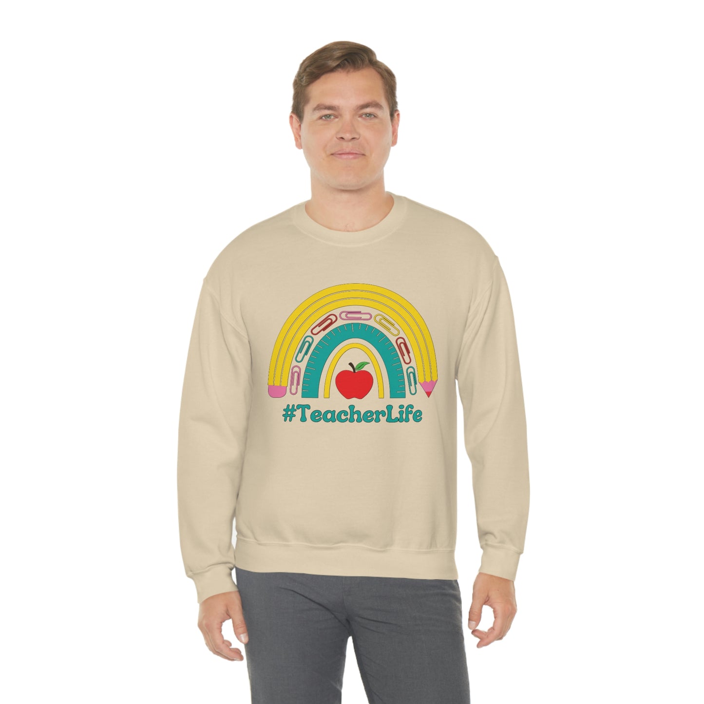 Teacher Life Sweater | Gift for teacher | Unisex Heavy Blend Crewneck Sweatshirt | #TeacherLife