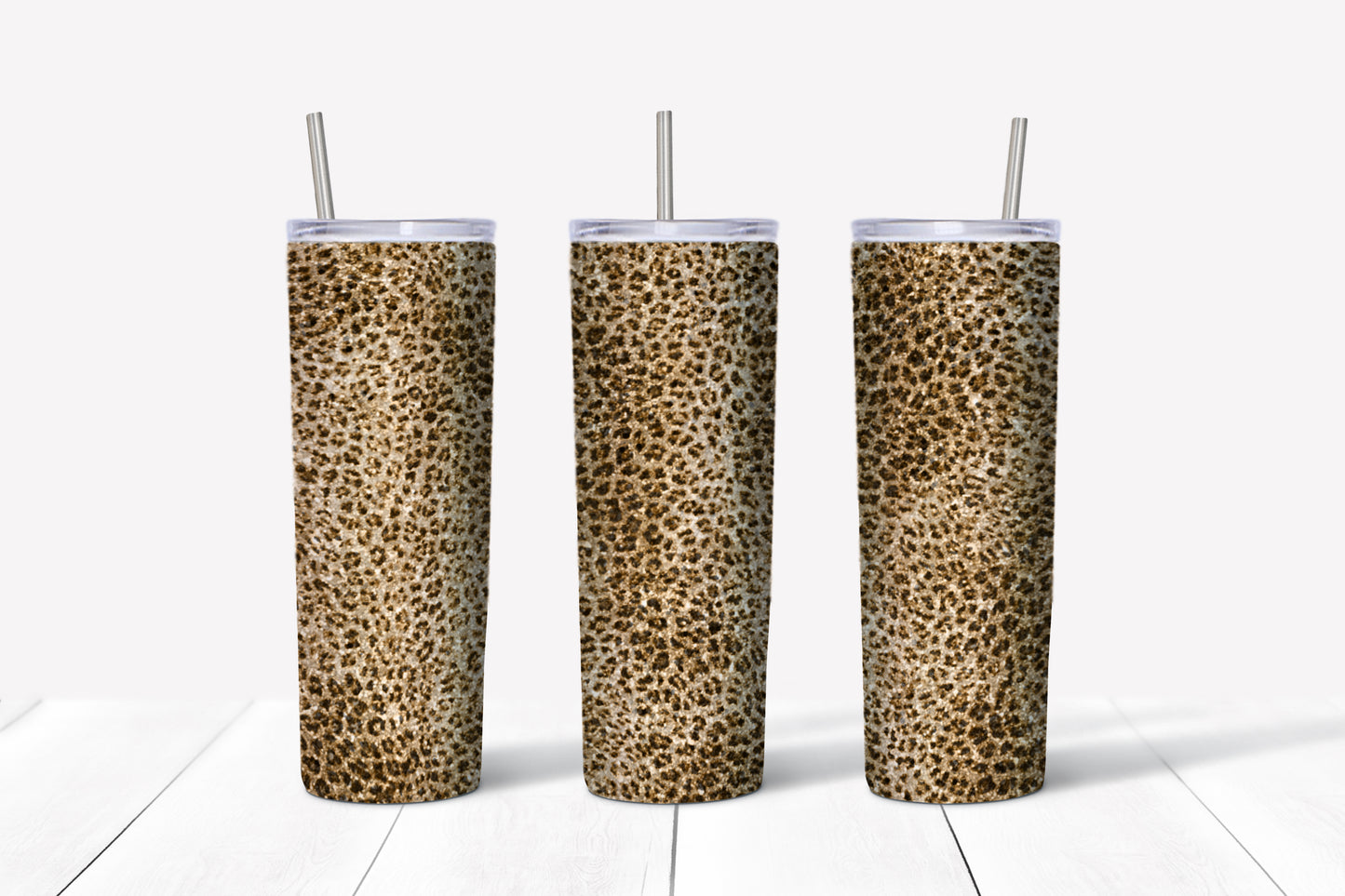 Leopard Tumbler, 20oz Tumblr, Hot or Cold Beverage Holder