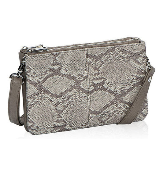 Thirty-one Street Style Putty Snake, Snake Skin Design Purse