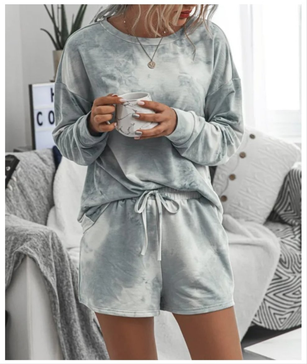 Hope Horizon Comfy Set, Grey Clouds, Soft Outfit