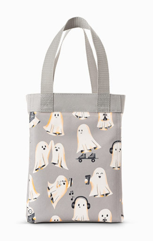 Thirty-One Small Essential Storage Tote - Playful Ghosts | Halloween Bag