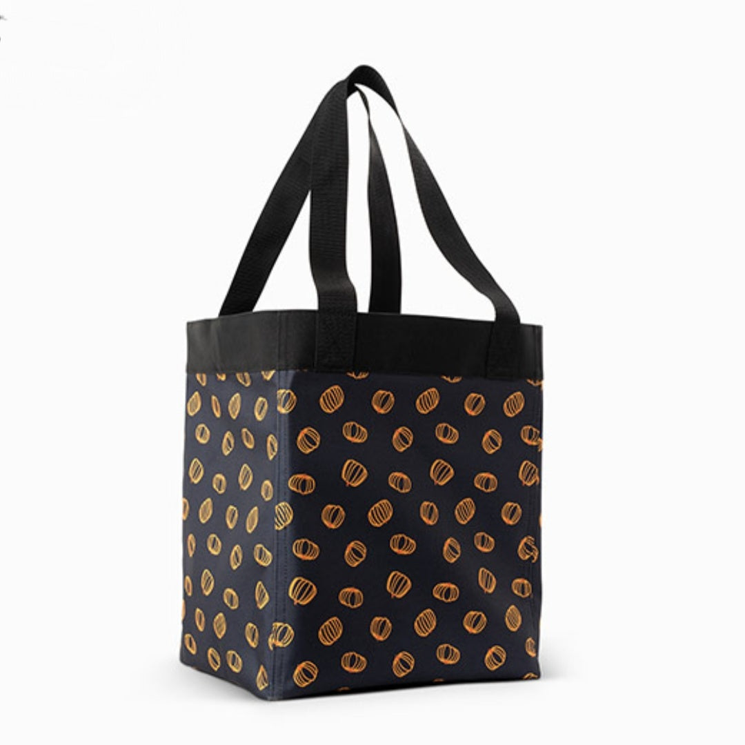 Thirty One Essential Storage Tote Sketched Pumpkins Rose Gold Retail