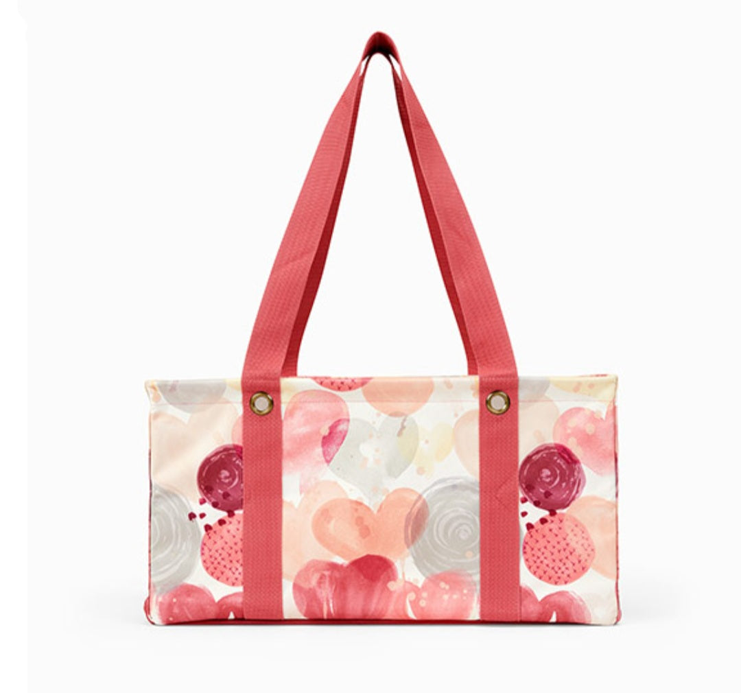 Two Pink Roses Watercolor Tote Bag