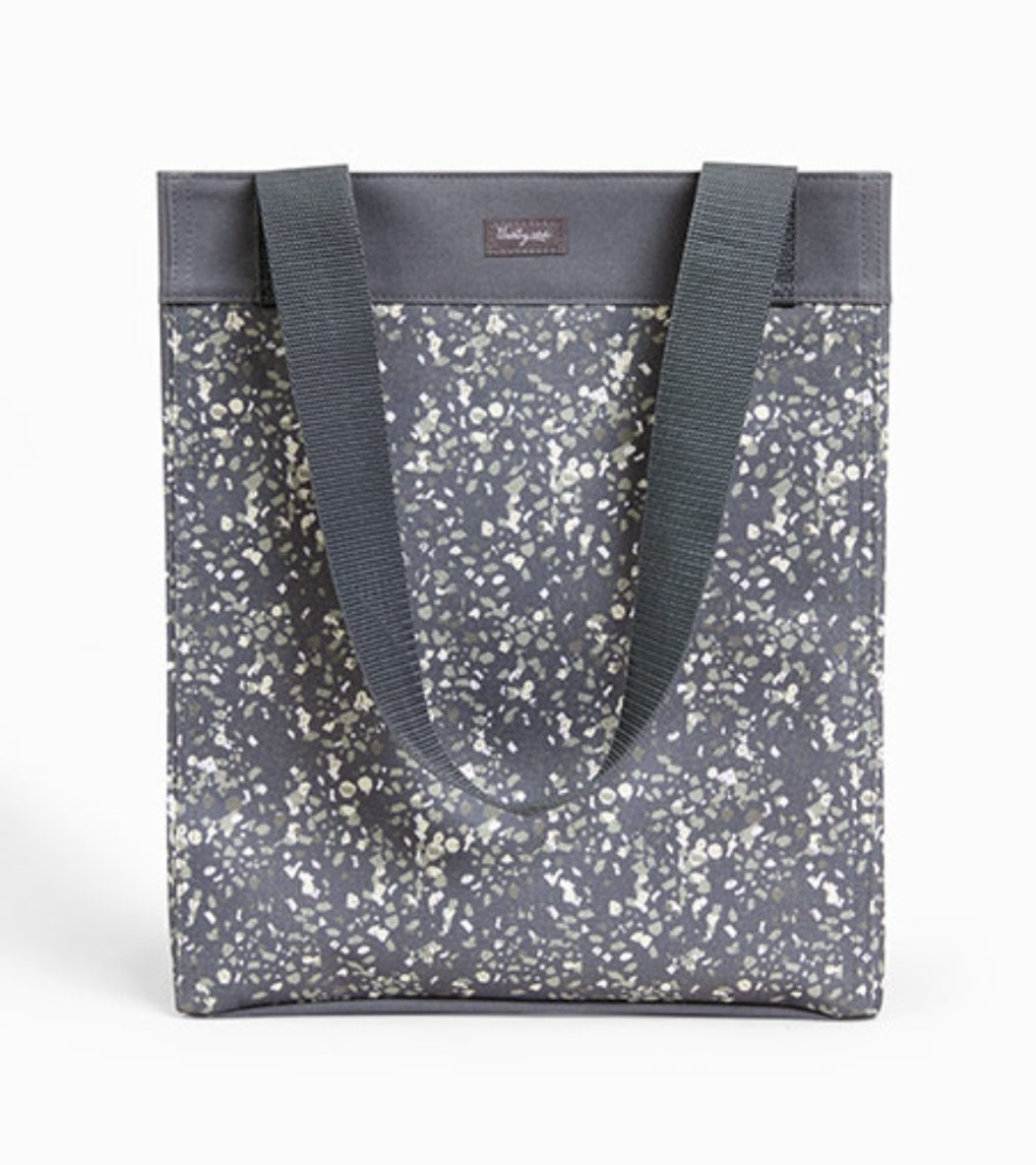Thirty-One Essential Storage Tote Grey Terrazzo