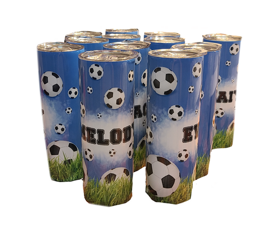 Custom 20oz Tumbler Cup for Soccer Sport Team