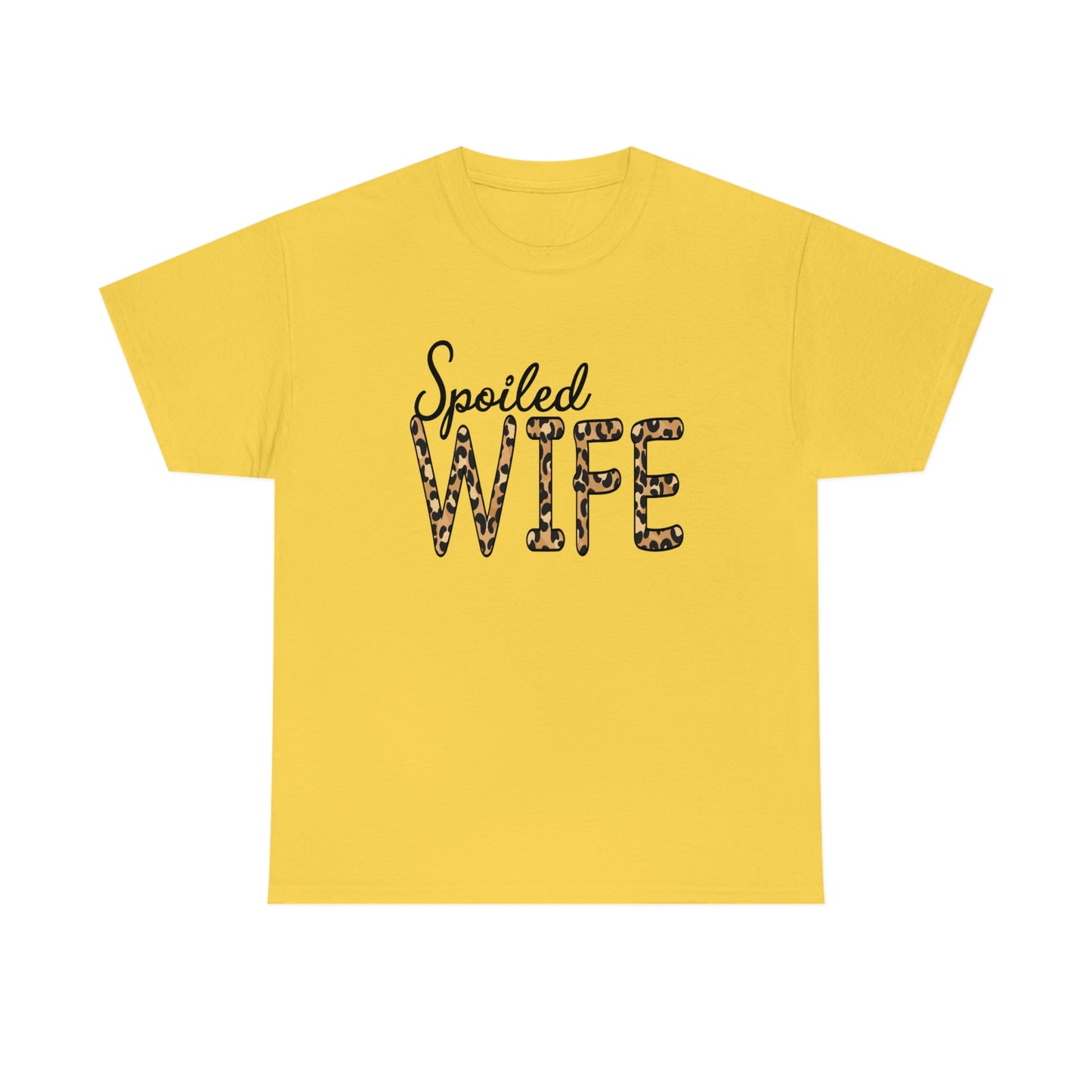 Spoiled Wife Shirt! Leopard Print Spoiled Wife TShirt