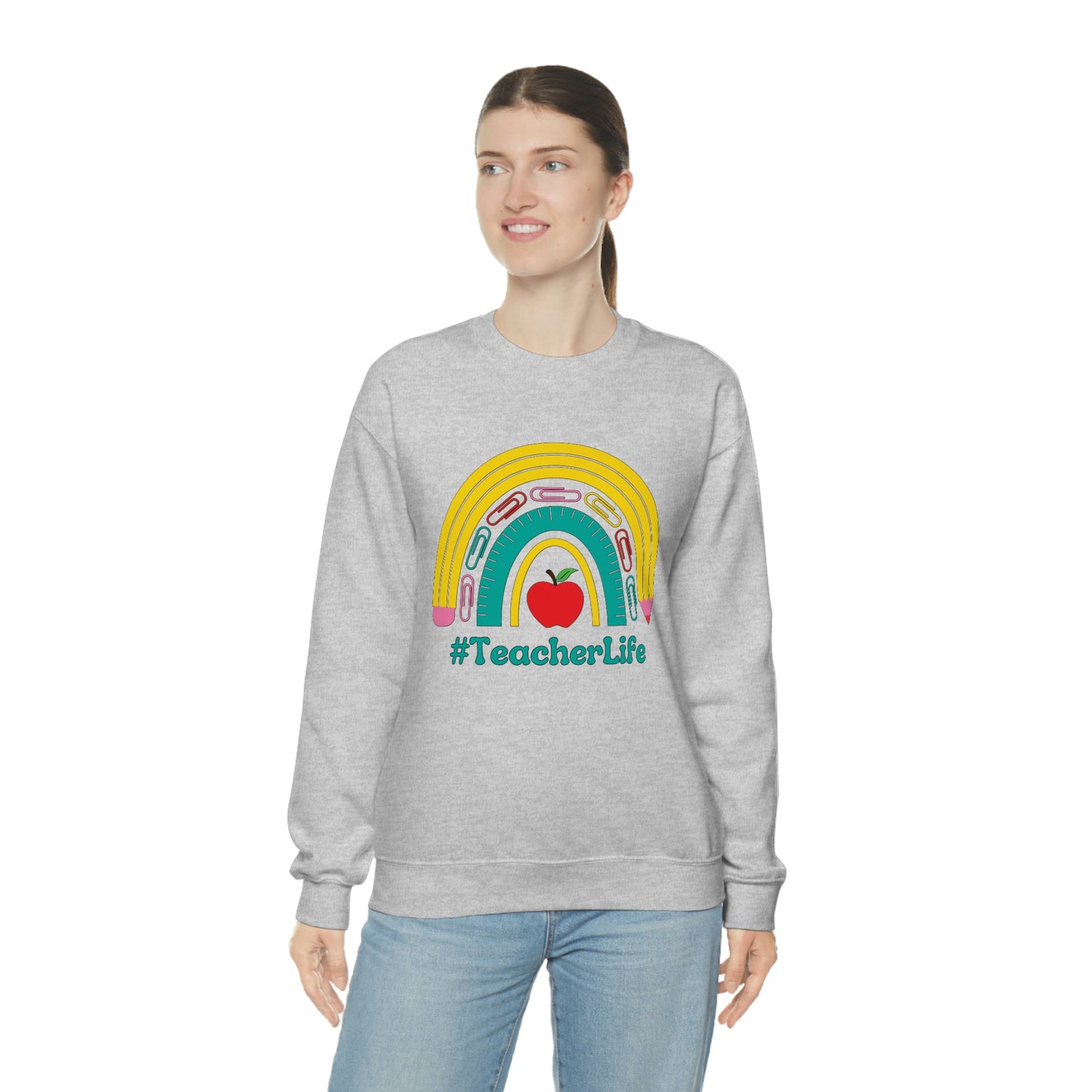 Teacher Life Sweater | Gift for teacher | Unisex Heavy Blend Crewneck Sweatshirt | #TeacherLife