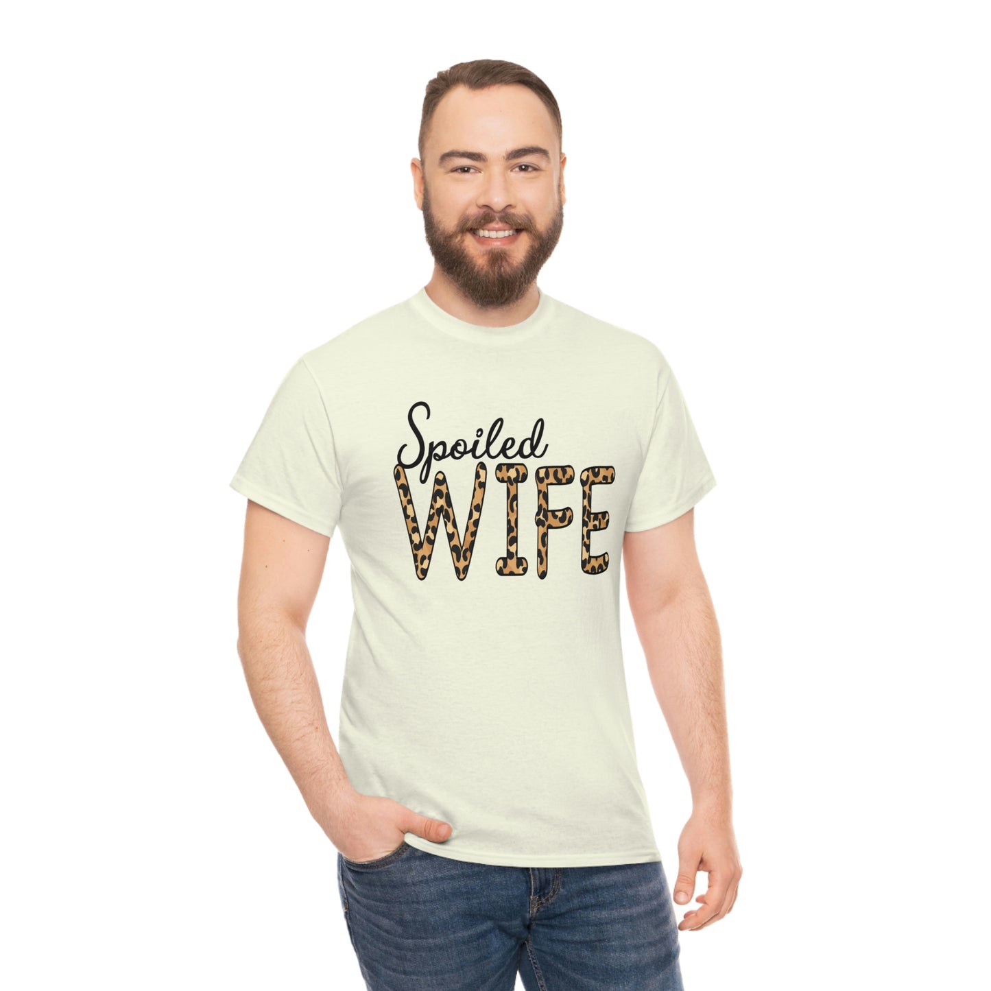 Spoiled Wife Shirt! Leopard Print Spoiled Wife TShirt