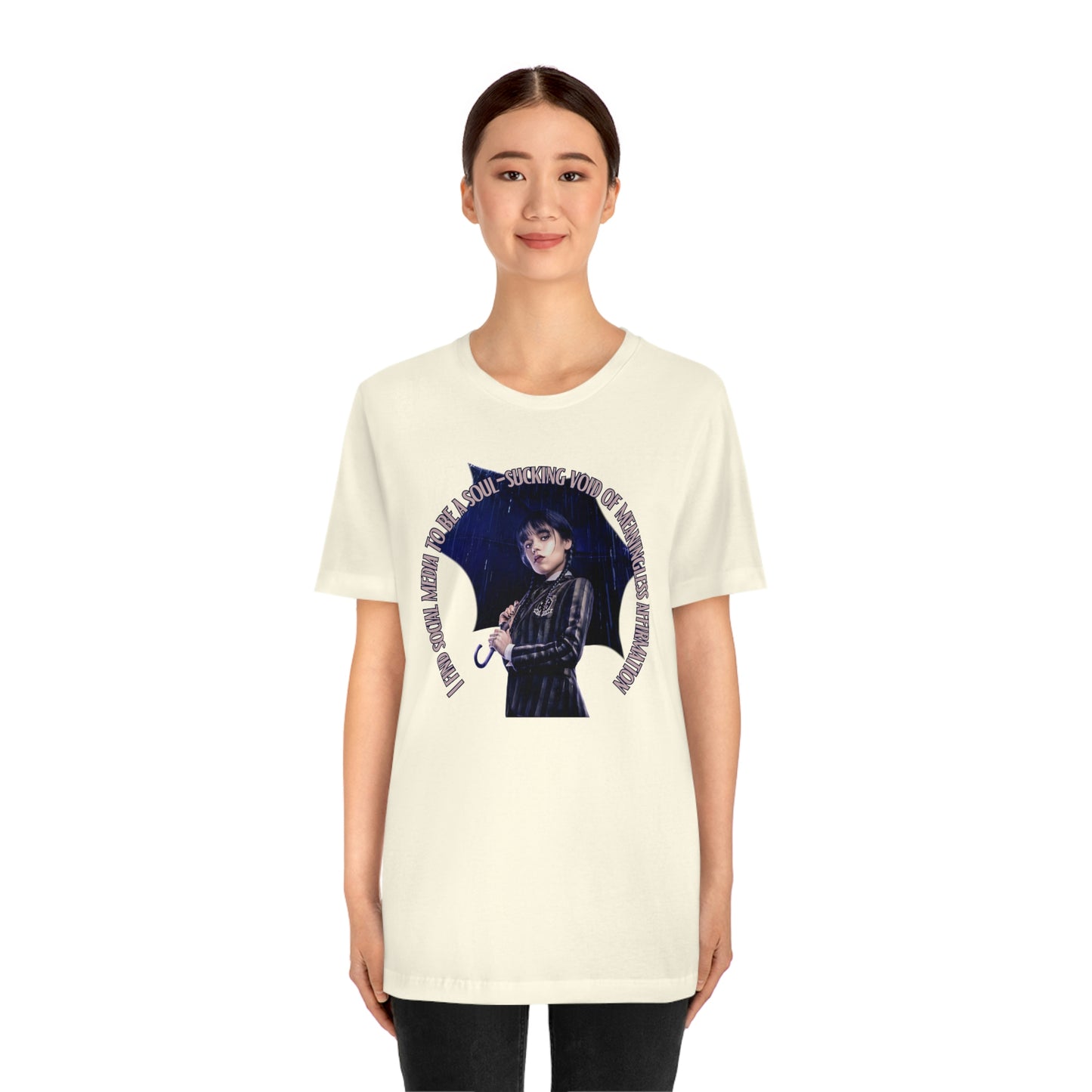 Wednesday Addams Shirt, Social Media TShirt, Wednesday Top